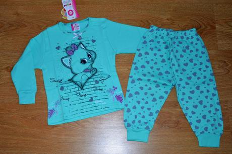 Detské bavlnené pyžamko s medvedíkom, 86 - 164