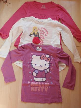 Tričká 3x - cena spolu, kiki&koko,116