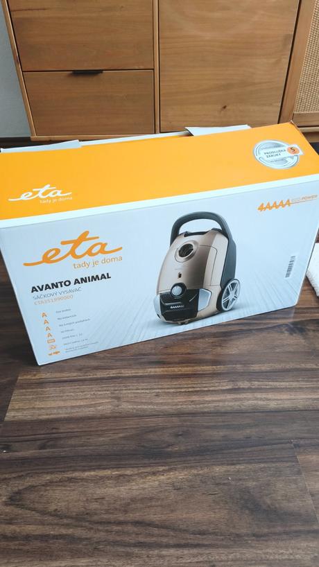 Vysávač eta avanto animal, eta