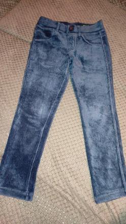 Elastické menčestrové legíny, benetton,110