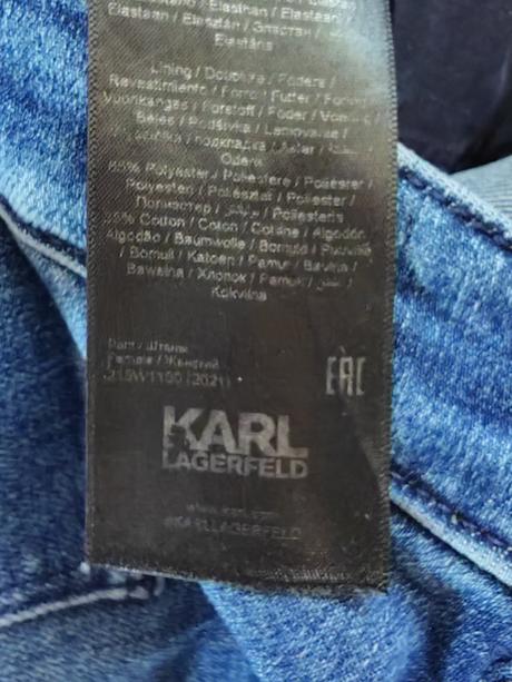 Karl lagerfeld originál luxusné dámske rifle, m