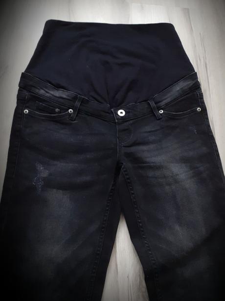Tehotenské rifle h&m mama č.38, h&m,38