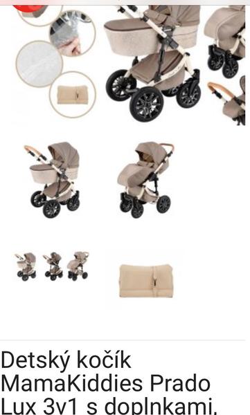 Kočík MamaKiddies Prado Lux