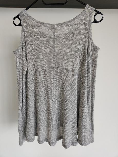 Mäkučký top na dlhý rukáv s odhalenými ramenami, aeropostale,s