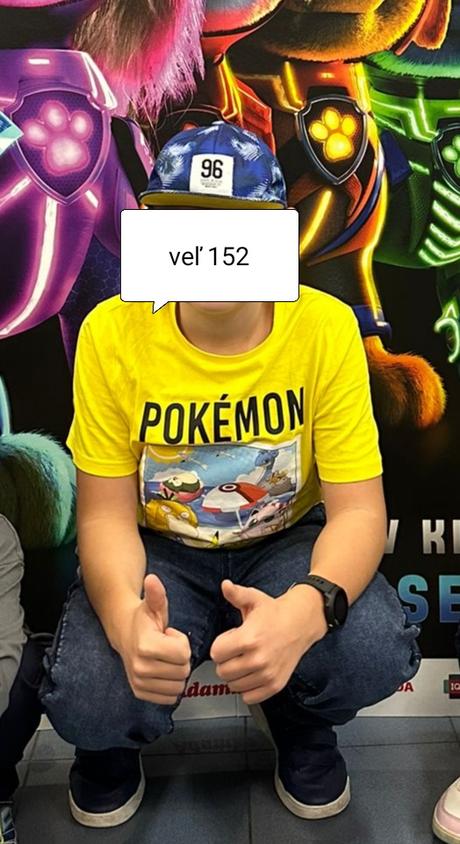 Tričko pokémon, f&f,152