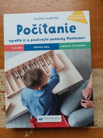 Kniha počítanie vyrobte si pomôcky montessori,
