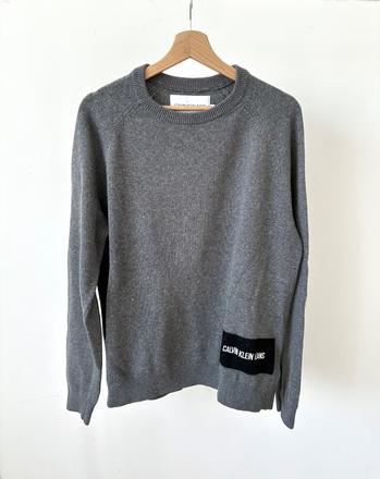 Calvin klein vlneny sveter, calvin klein,l