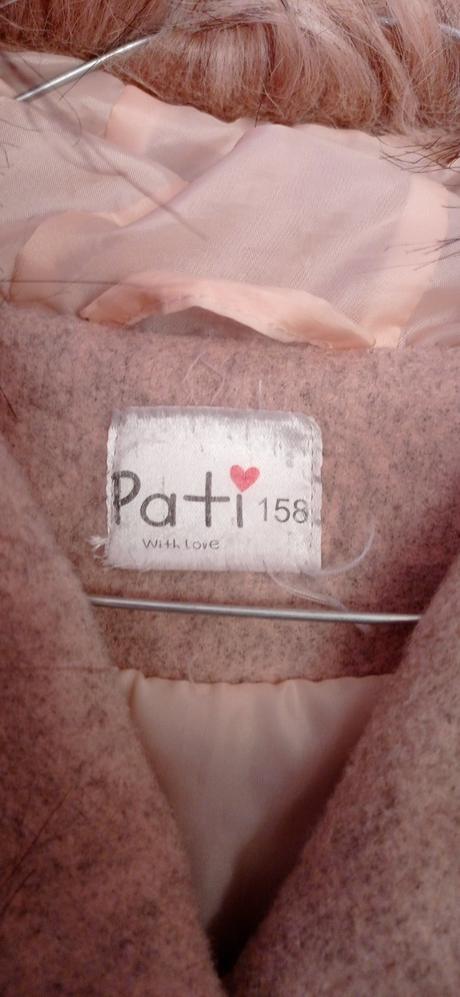 Dievčenský flaušový kabátik, 158