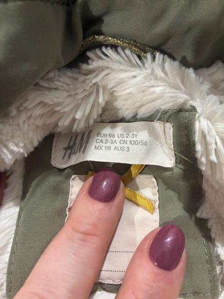 Teplejsia prechodna bunda, h&m,98