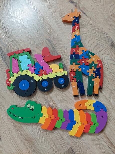 Drevené puzzle, 