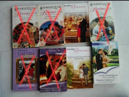 Sada knih harlequin romance, 