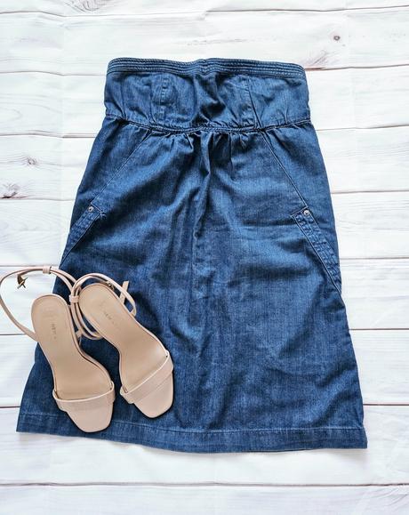 Krásne riflové šaty fishbone, fishbone,s