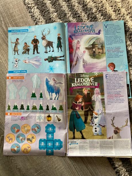 Kniha a časopisy frozen,