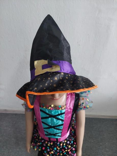 Čarodejnica komplet kostým veľ.104,