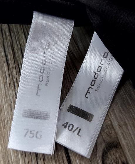 Čiernobiele plavky madora, 40