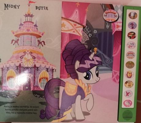 Zvuková knižka my little pony,