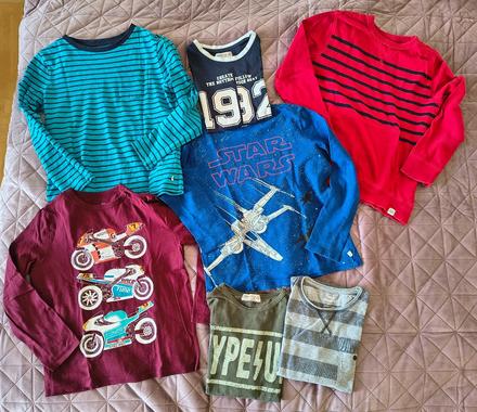 Balík tričiek v. 134, 140 gap zara, gap,134