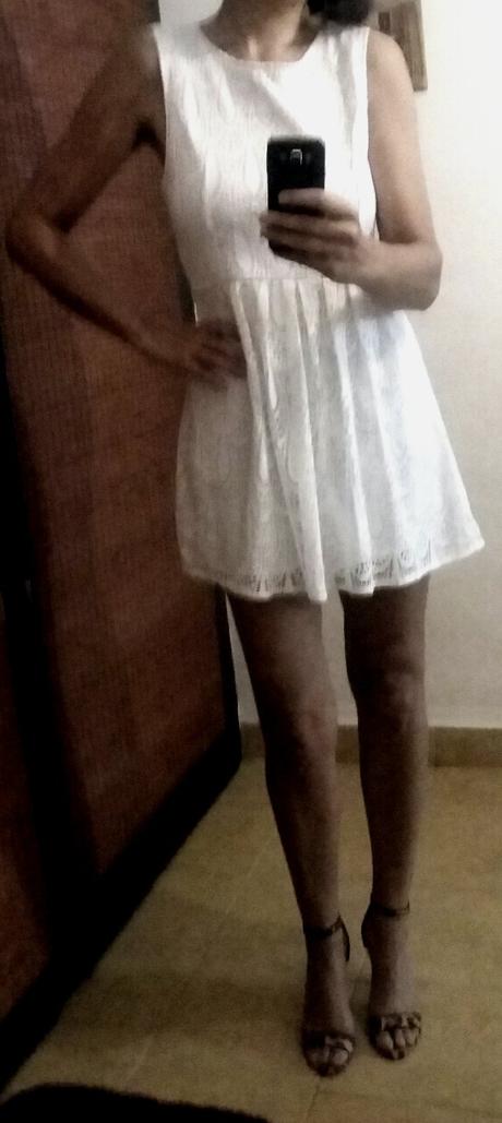 Krajkové šaty, fishbone,m