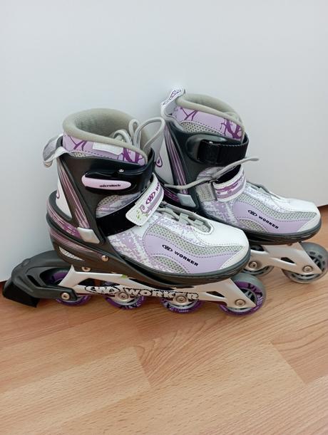 Dievčenské kolieskové korčule worker, 36