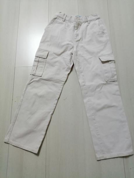 Nohavice pre dievčatka blede kapsace vel. 152, 152