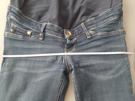 Tehotenské rifle h&m mama skinny a c&a, h&m,m