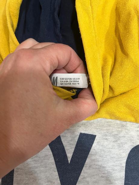 Mikina chlapec 122/128 3ks, h&m,122