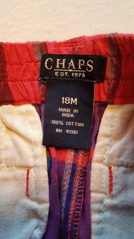 Predám unisex kratasy zn. chaps, 86