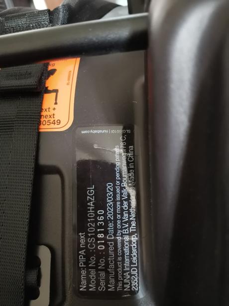 Nuna pipa next hazelwood, nuna