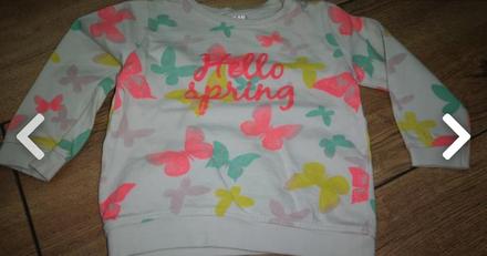 Detská mikina hello spring, pepco,92