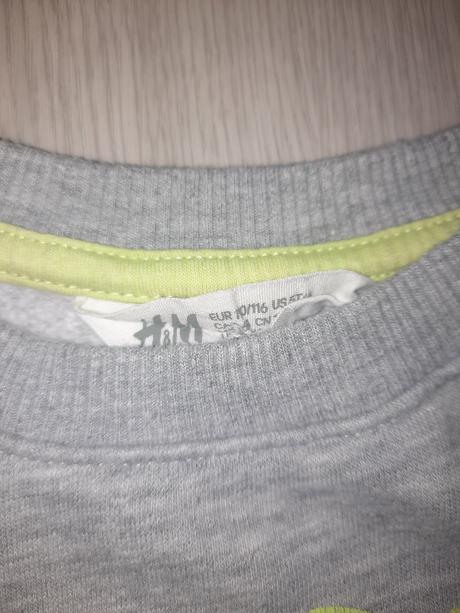 Mikina s pavúčikom 110/116, h&m,116