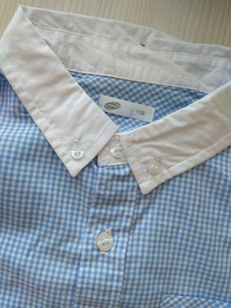 Modro biela košeľa, pepco,158