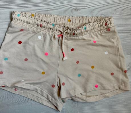 Kraťasky bodkované, h&m,134