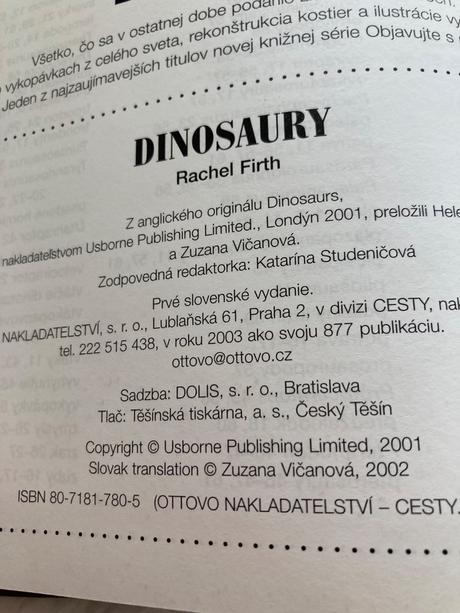Dinosaury z edície objavujte s nami (2003),