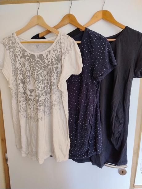 Balicek bavlnenych tehu tričiek, h&m,xl