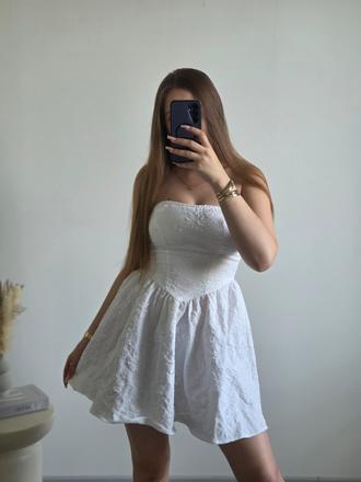 Biele šaty s, s
