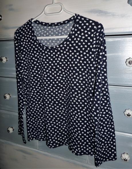 Tričko so srdiečkami, m