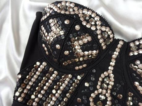 Úpletová korzetová podprsenka, m