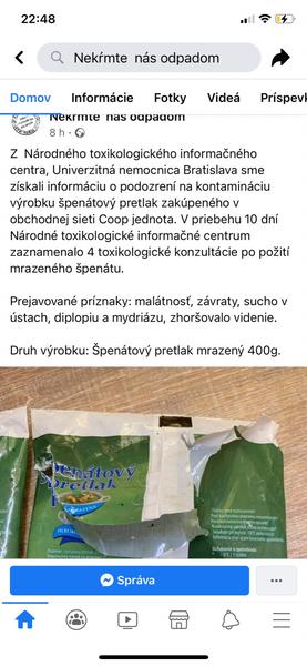 Zjedla som špenát z Coop Jednoty a som tehotná