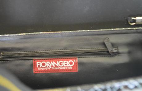 Kožená spoločenská kabelka fiorangelo, fiorangelo