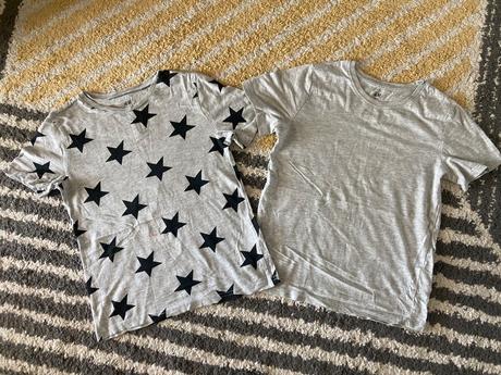 Tričká na dvor 122/128, h&m,122