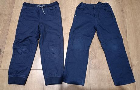 2x oteplene nohavice 104, lupilu,104