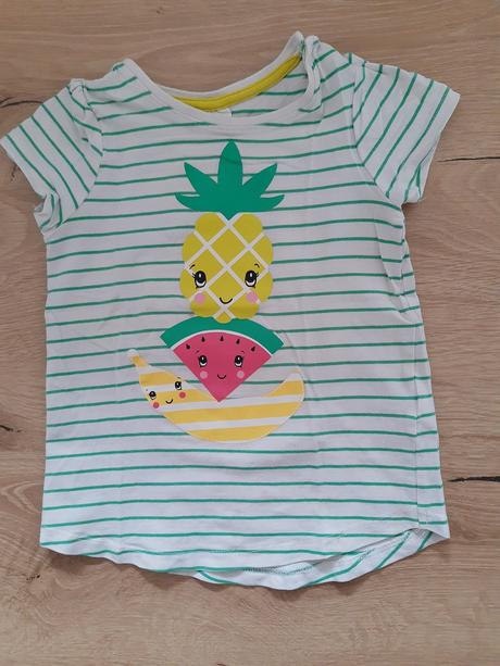 Tričko ovocie, h&m,80