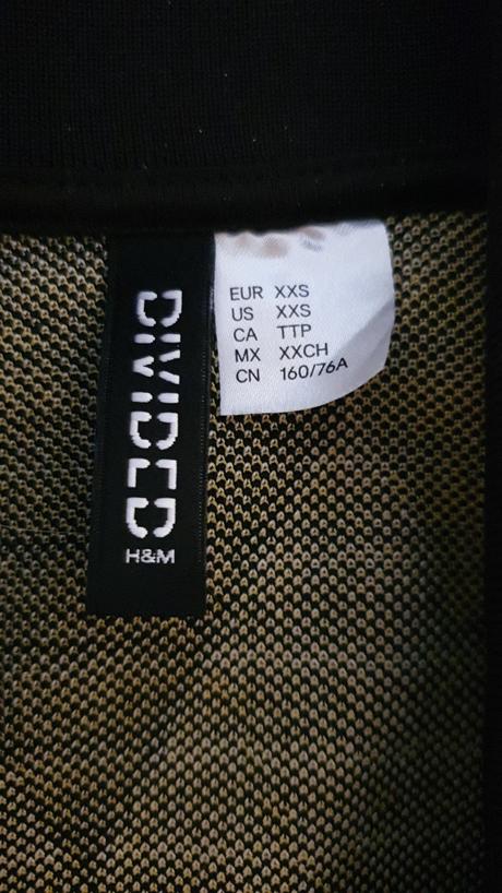 Karovane saty, h&m,xs