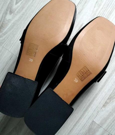 Čierne poltopánky na nízkom podpätku, v.36,39,40, 36 / 39 / 40
