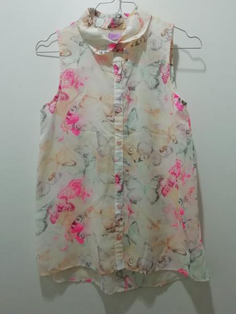 Letná blúzka s motýľmi, f&f,158