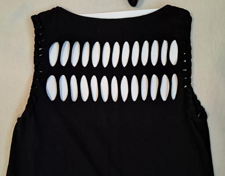 Cierne trickove letne saty(tielko) s, s