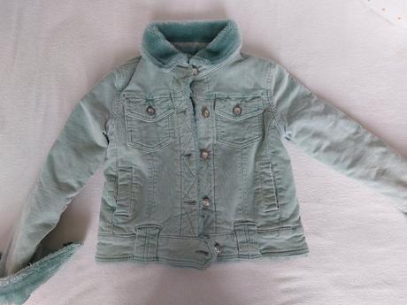 Zimná teplá menčestrová bunda, 128