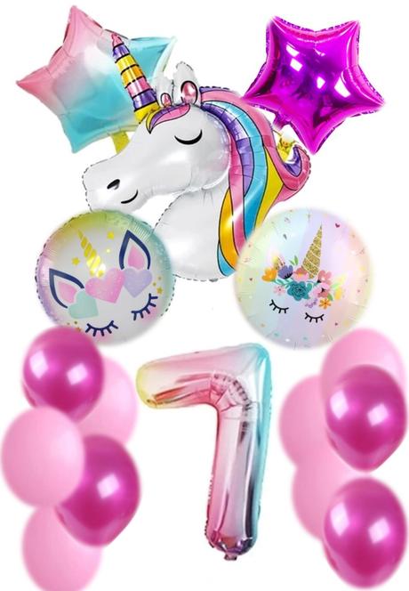 Balóny unicorn 110cm - až 15/16 kusov, 