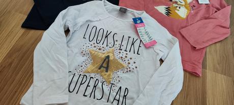 Tričká nové, 3 ks, 122