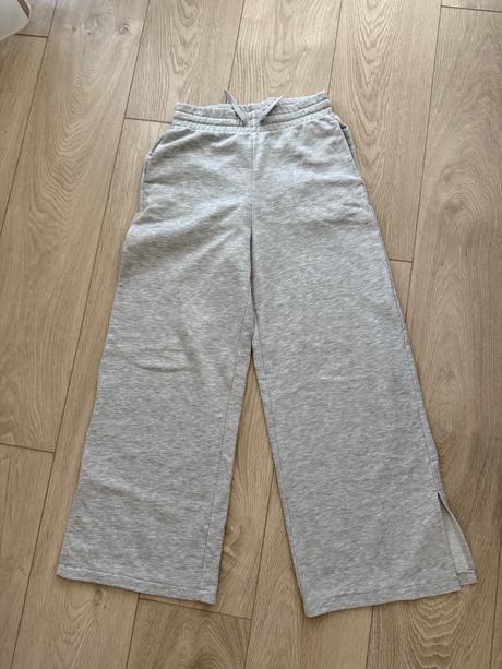 Siroke teplakove nohavice, h&m,152